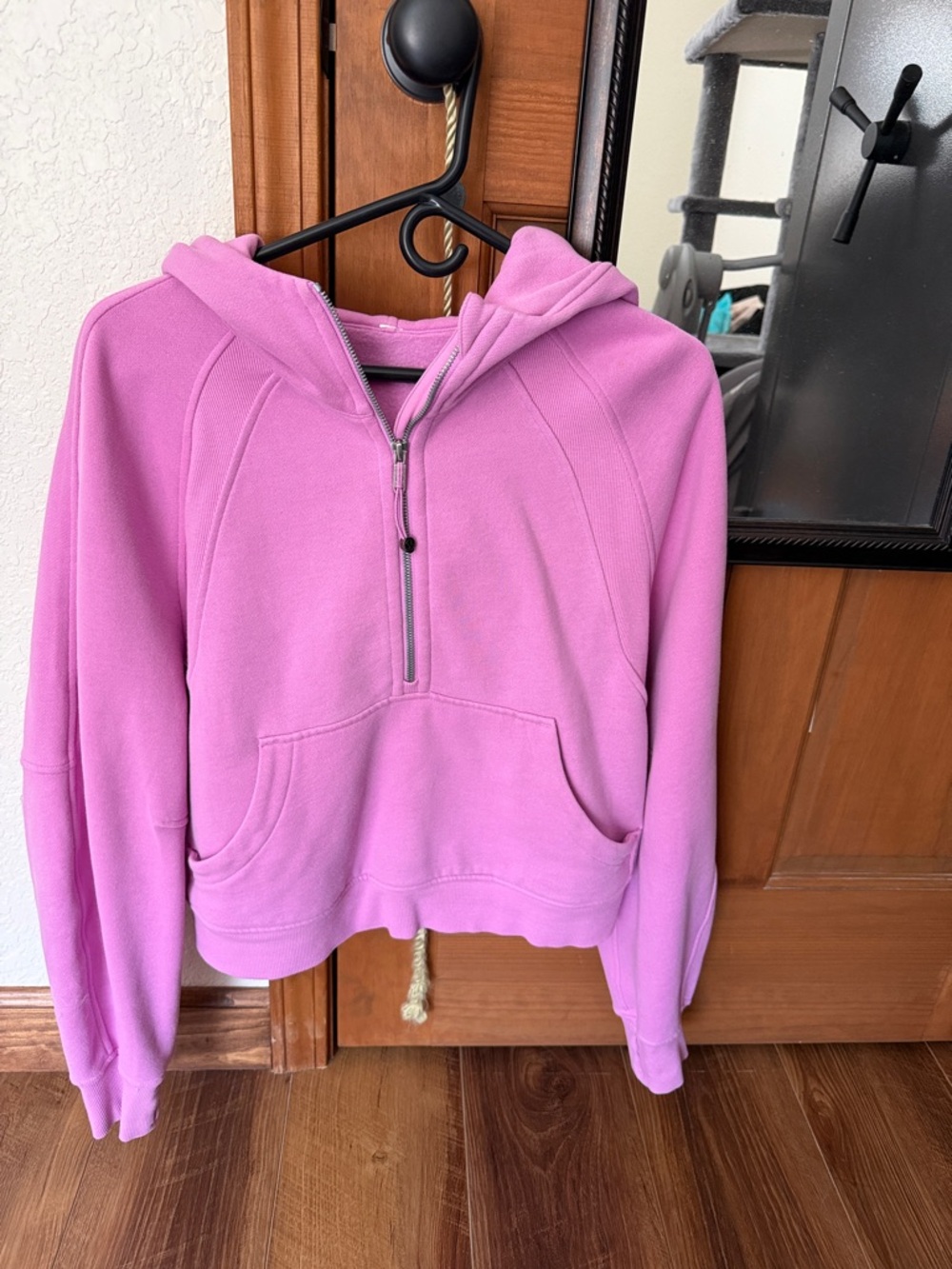 lululemon athletica Pink Half-Zip Hoodie